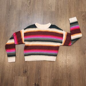 American Eagle Outfitters Colorful Striped Sweater